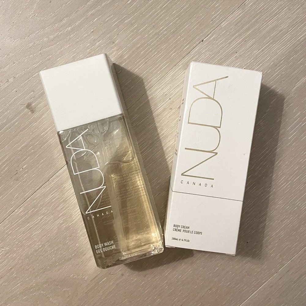 NUDA Canada Body Cream and Body Wash‎ Duo